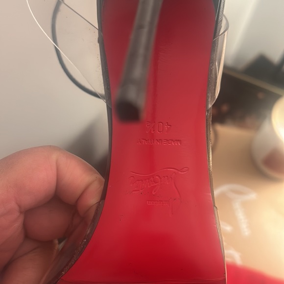 Christian Louboutin Nosy Spikes 100 KID/PVC - Picture 11 of 16